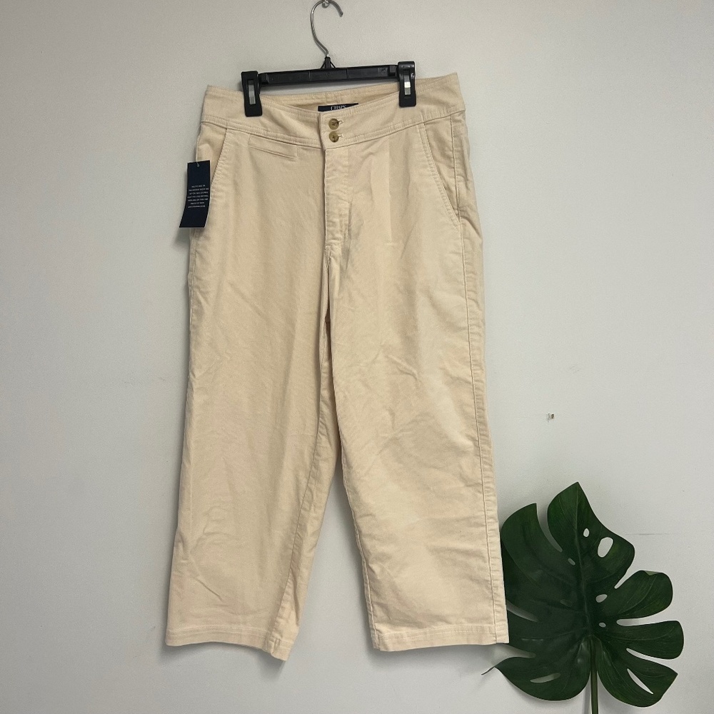 Chaps ankle crop pants